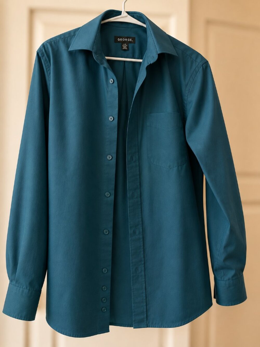 Men's Teal Dress Shirt